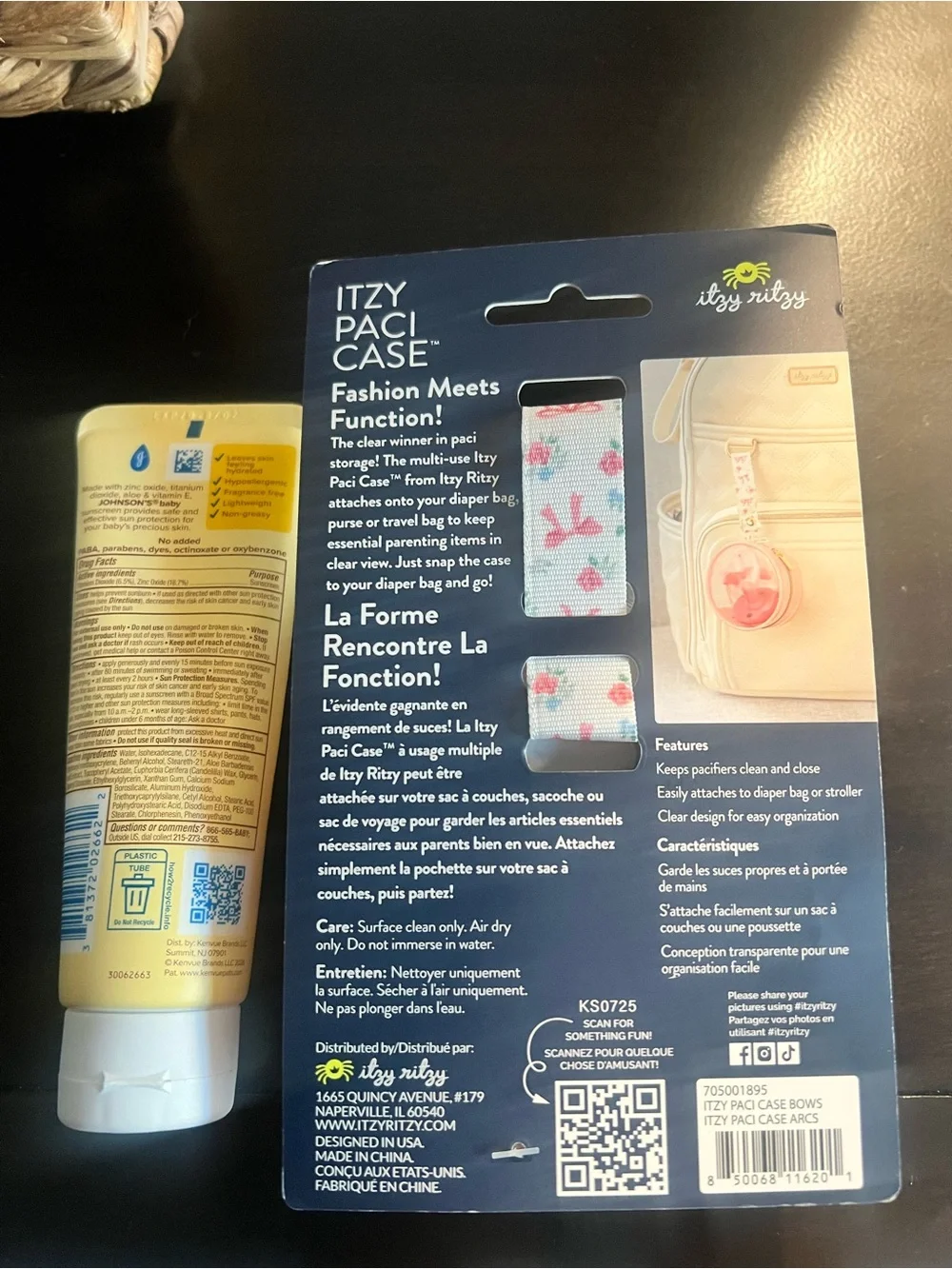 NEW Baby Bundle | HALO SleepSack + Itzy Ritzy Paci Case + Johnson’s Sunscreen